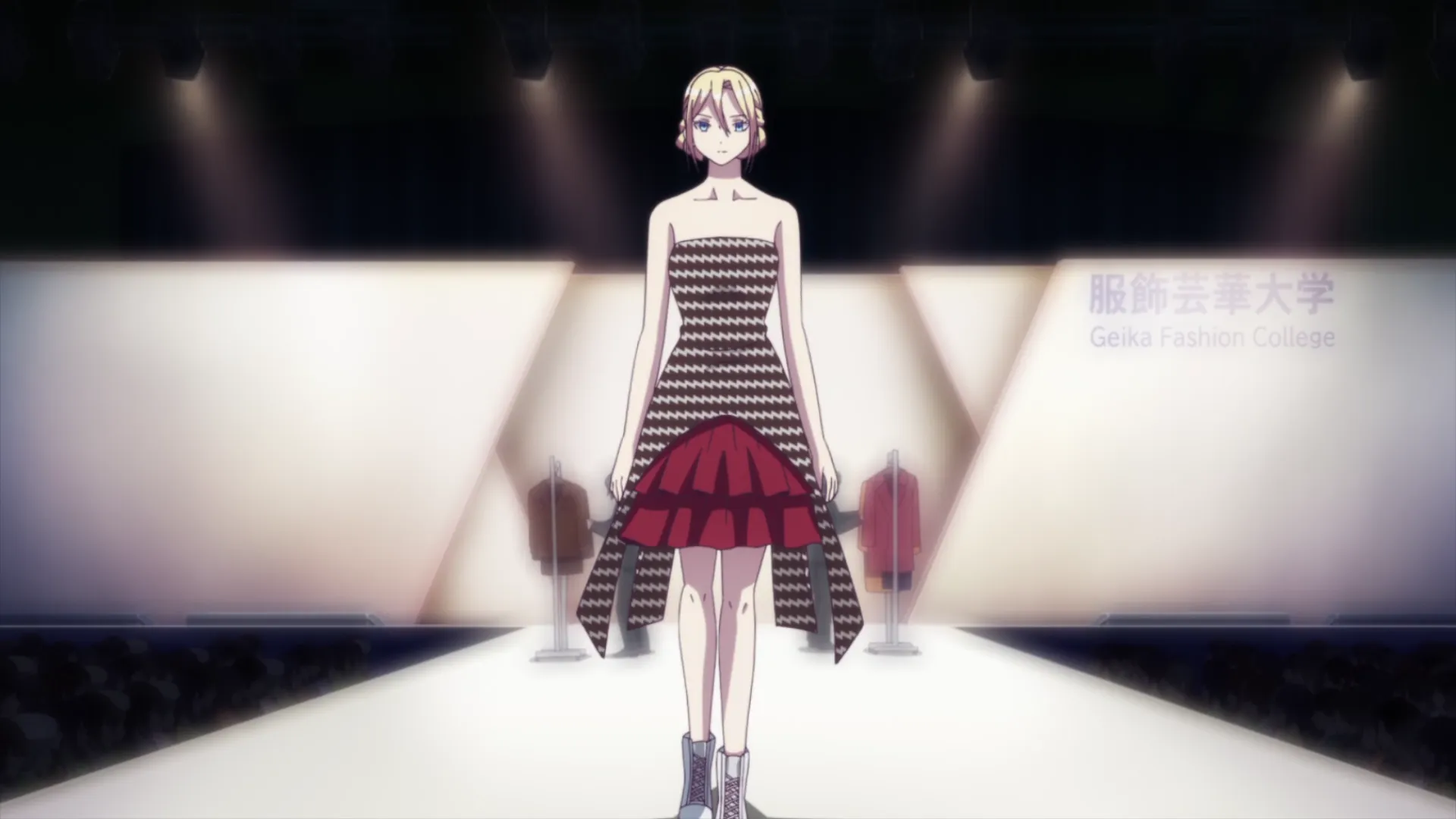 Кадр из аниме «Улыбайся на подиуме»