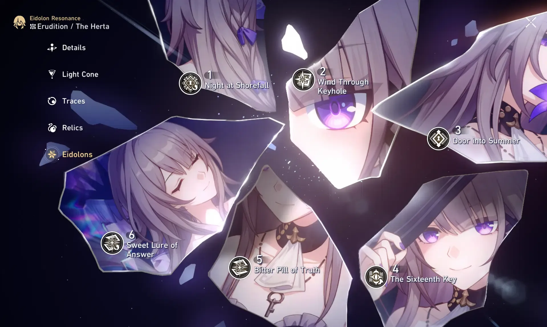 Эйдолоны Великой Герты. Источник: Honkai Star Rail