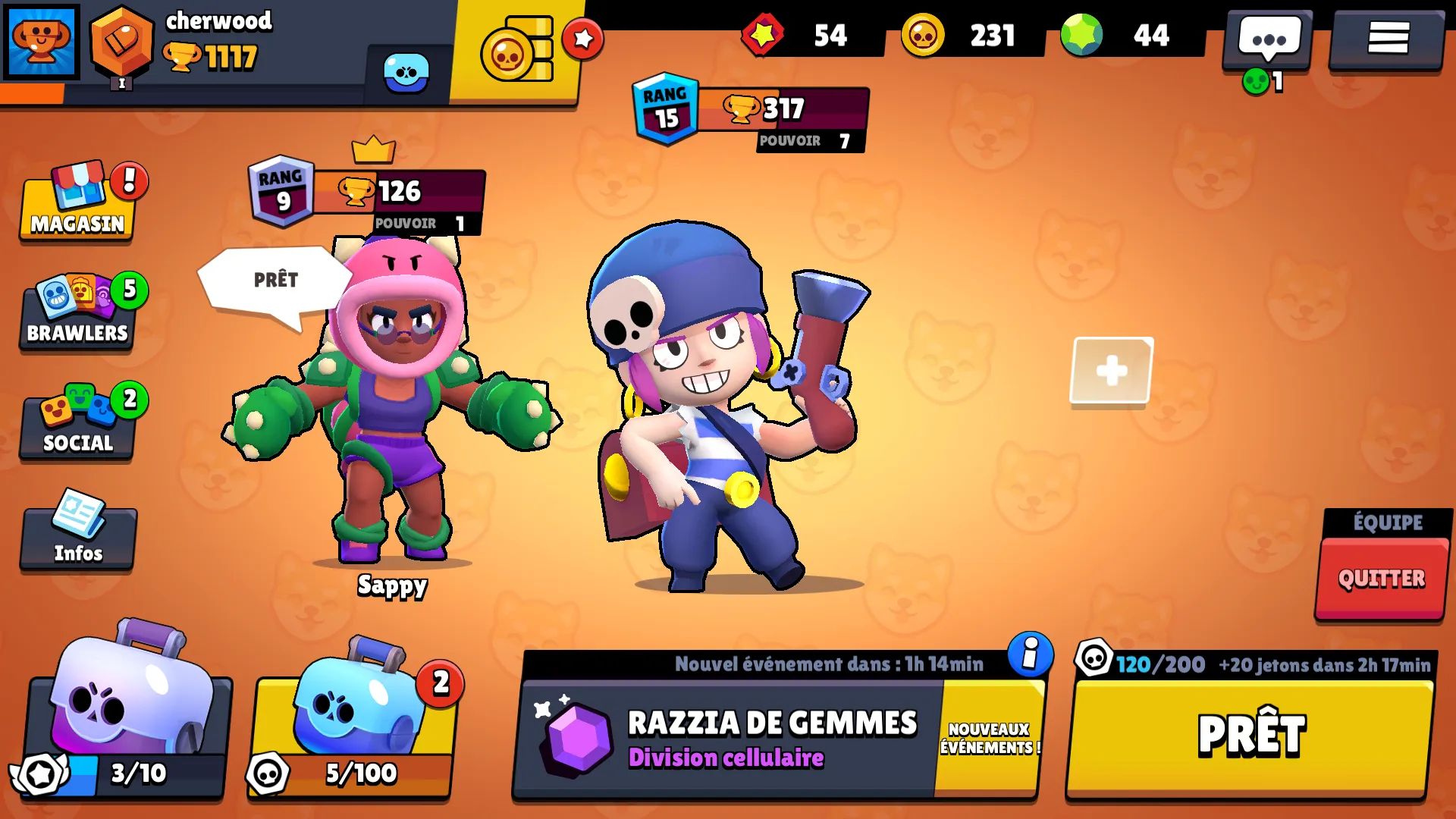 Скриншот из Brawl Stars. Источник: Supercell