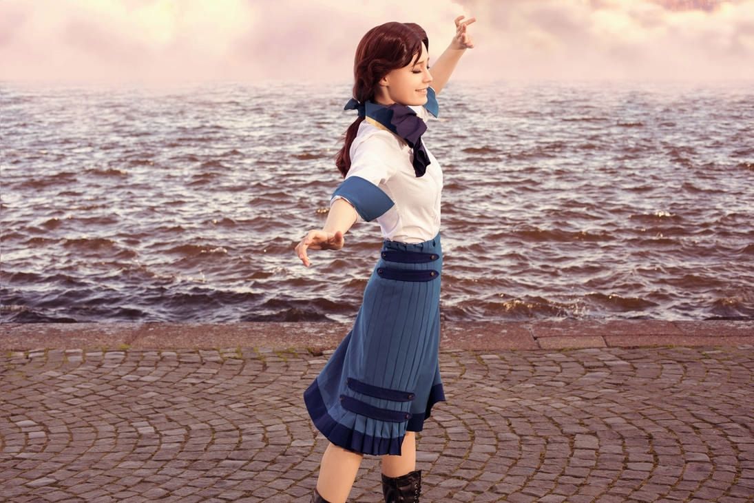 Косплей на Элизабет из BioShock Infinity. Косплеер: vk.com/lunaritie