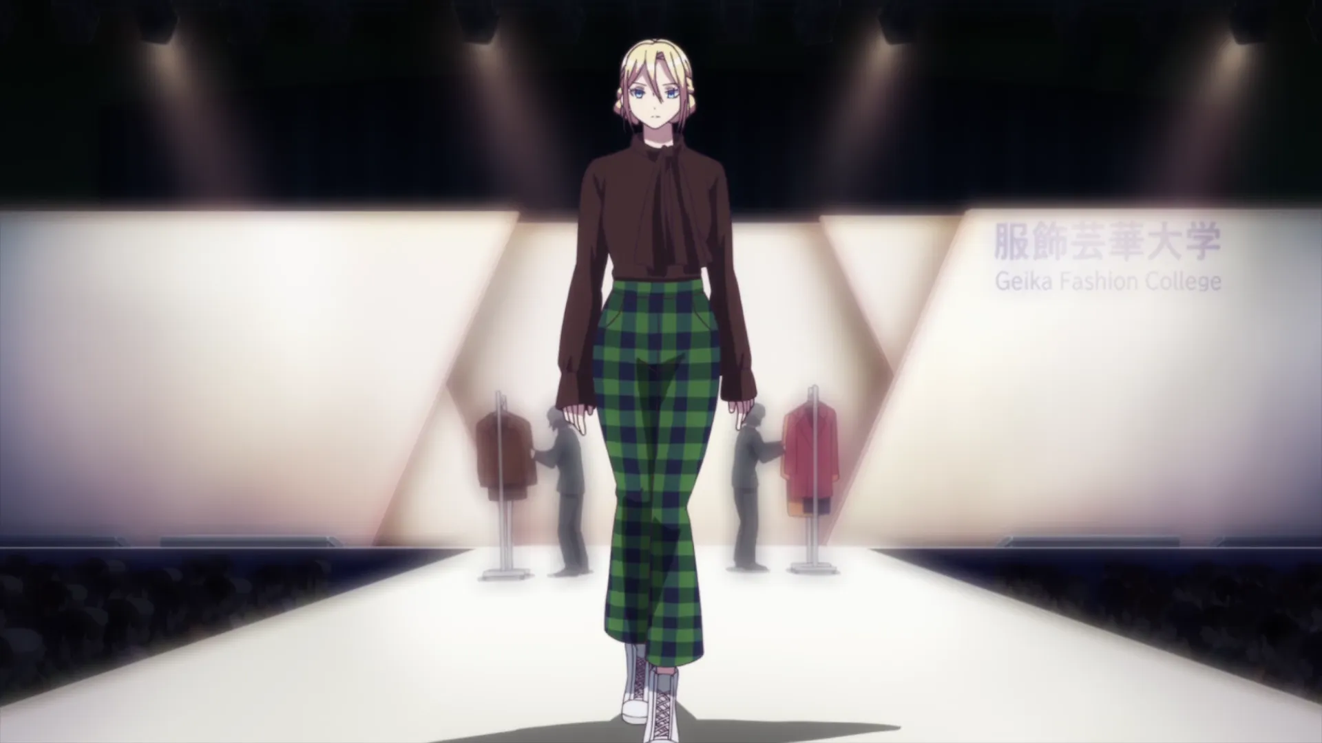 Кадр из аниме «Улыбайся на подиуме»