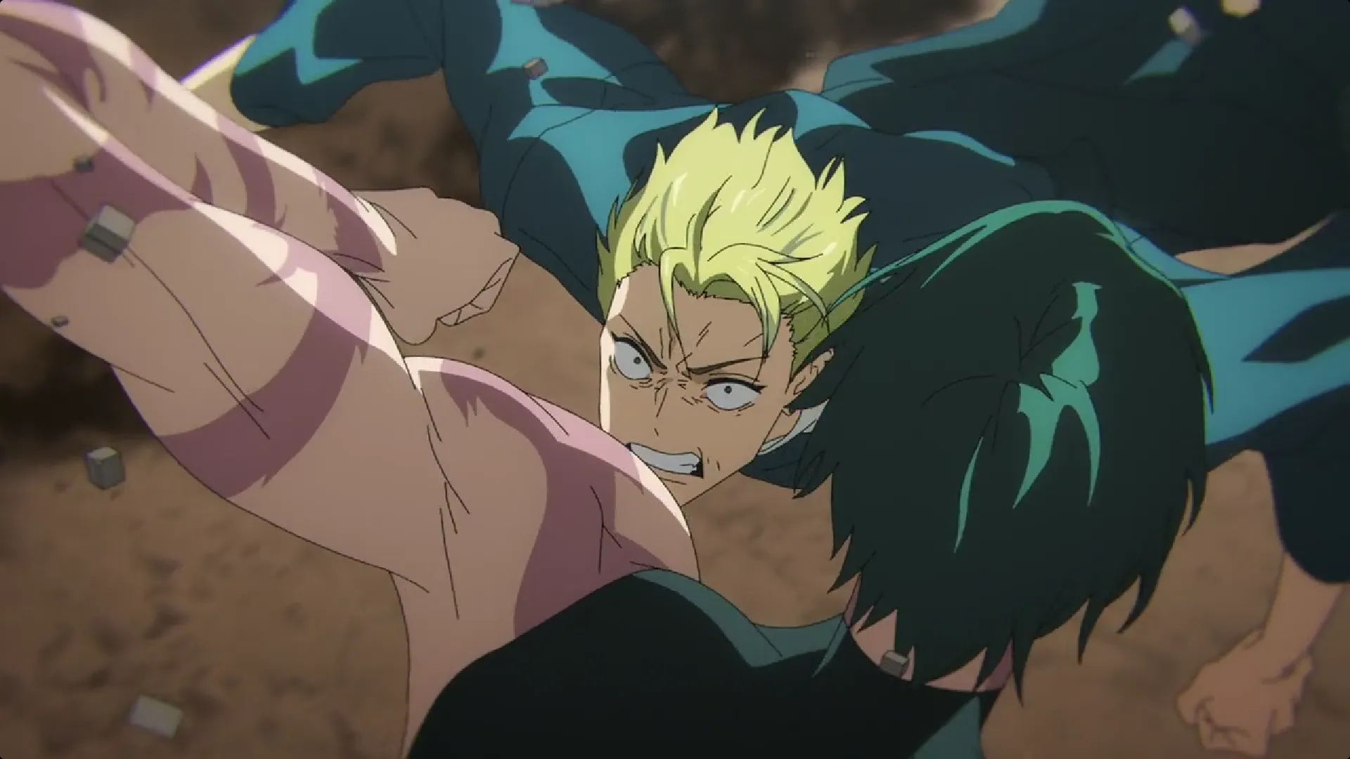 Кадр из аниме «Магическая битва: Смертельная миграция»