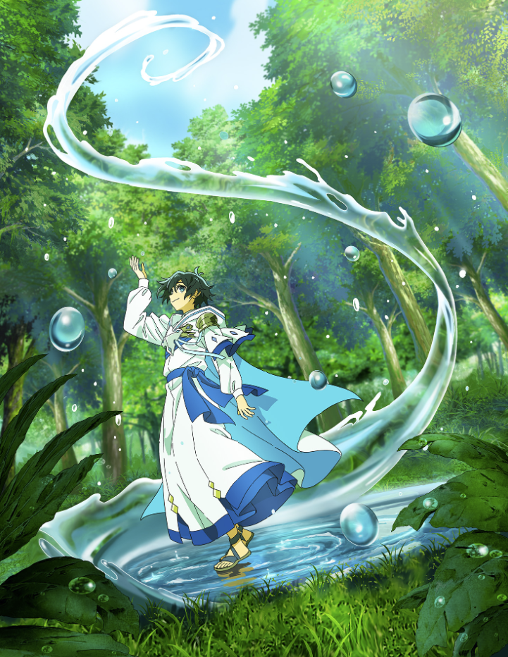 Постер аниме «Маг воды». Источник: mizuzokusei-anime.com