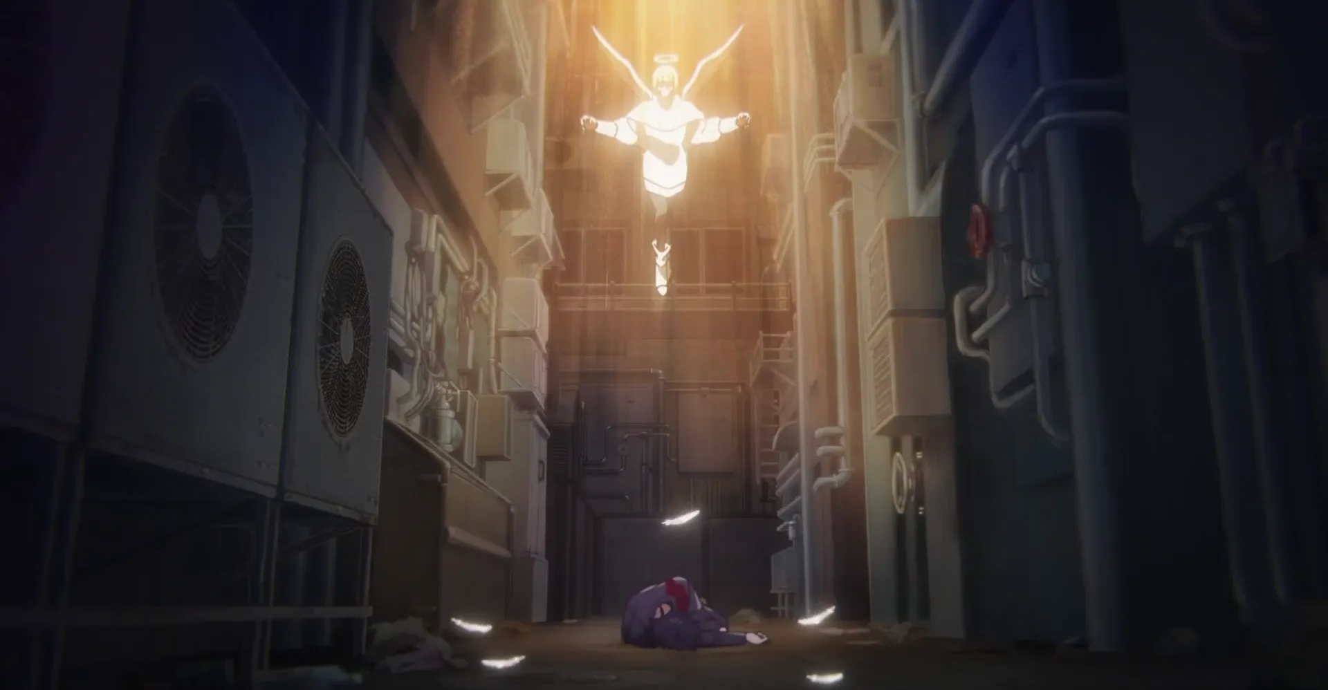 Кадр из аниме «Магическая битва: Смертельная миграция»