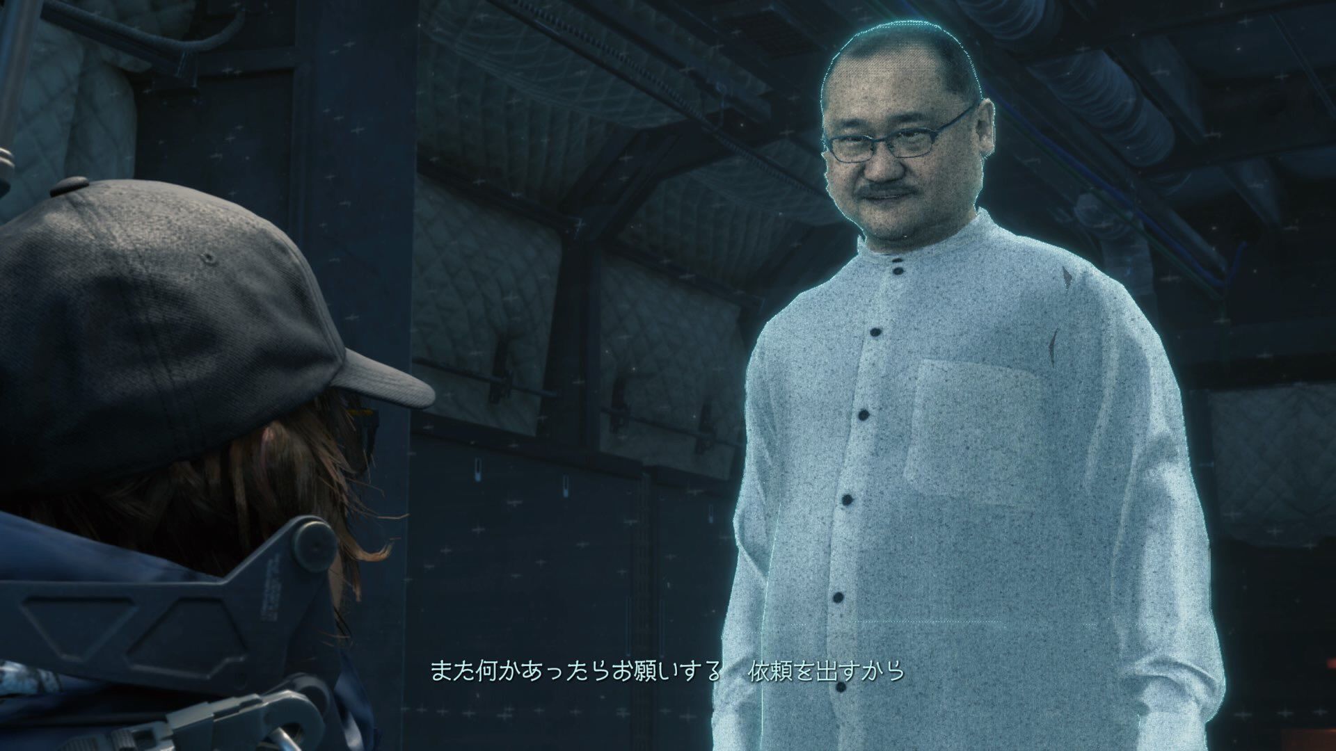 Хироказу Хамамура в Death Stranding. Скриншот: твиттер Dead_end_ran