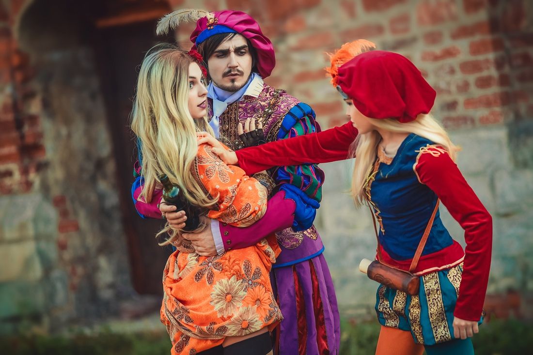 Косплей на персонажей из The Witcher. Лютик и Присцилла. Источник: vk.com/kotenotproject