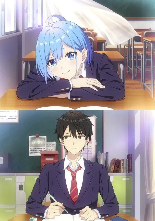 Постер аниме «Может ли существовать дружба между мужчиной и женщиной? (Нет, это не так!)». Источник: www.danjoru.com