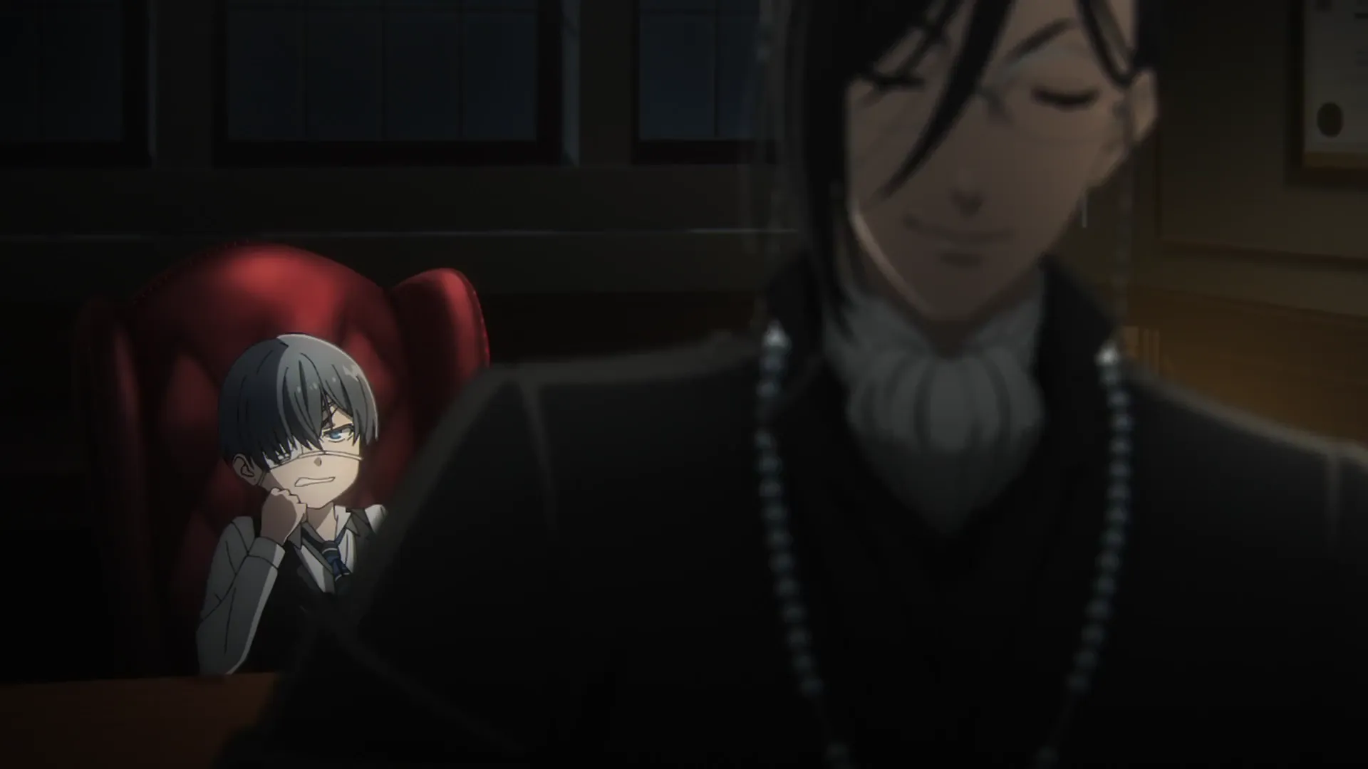 Кадр из аниме «Тёмный дворецкий»