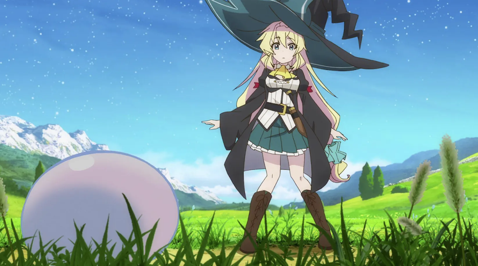 Кадр из аниме «Убивая слизней 300 лет, сама того не заметив, я достигла максимального уровня»