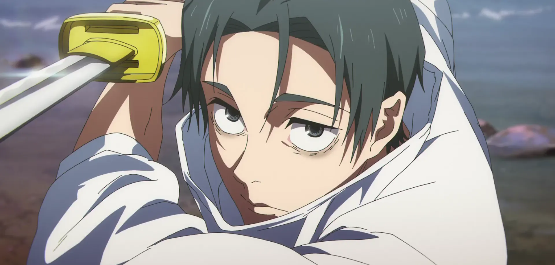 Кадр из аниме «Магическая битва: Смертельная миграция»