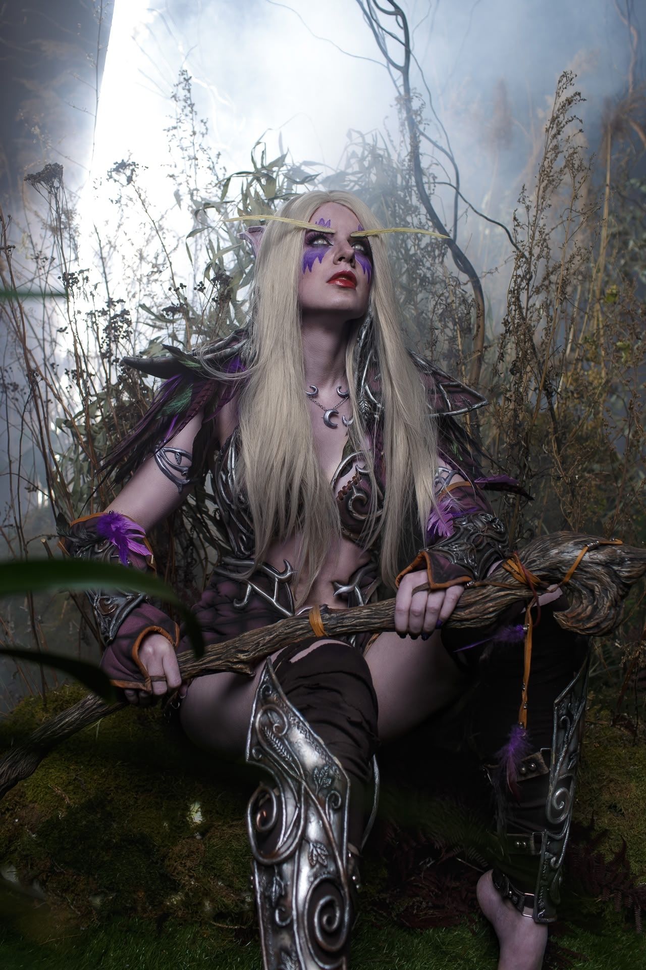 Косплей на ночную эльфийку из World of Warcraft. Косплеер: Алина Aneli Воронцова. Источник: vk.com/club70093488