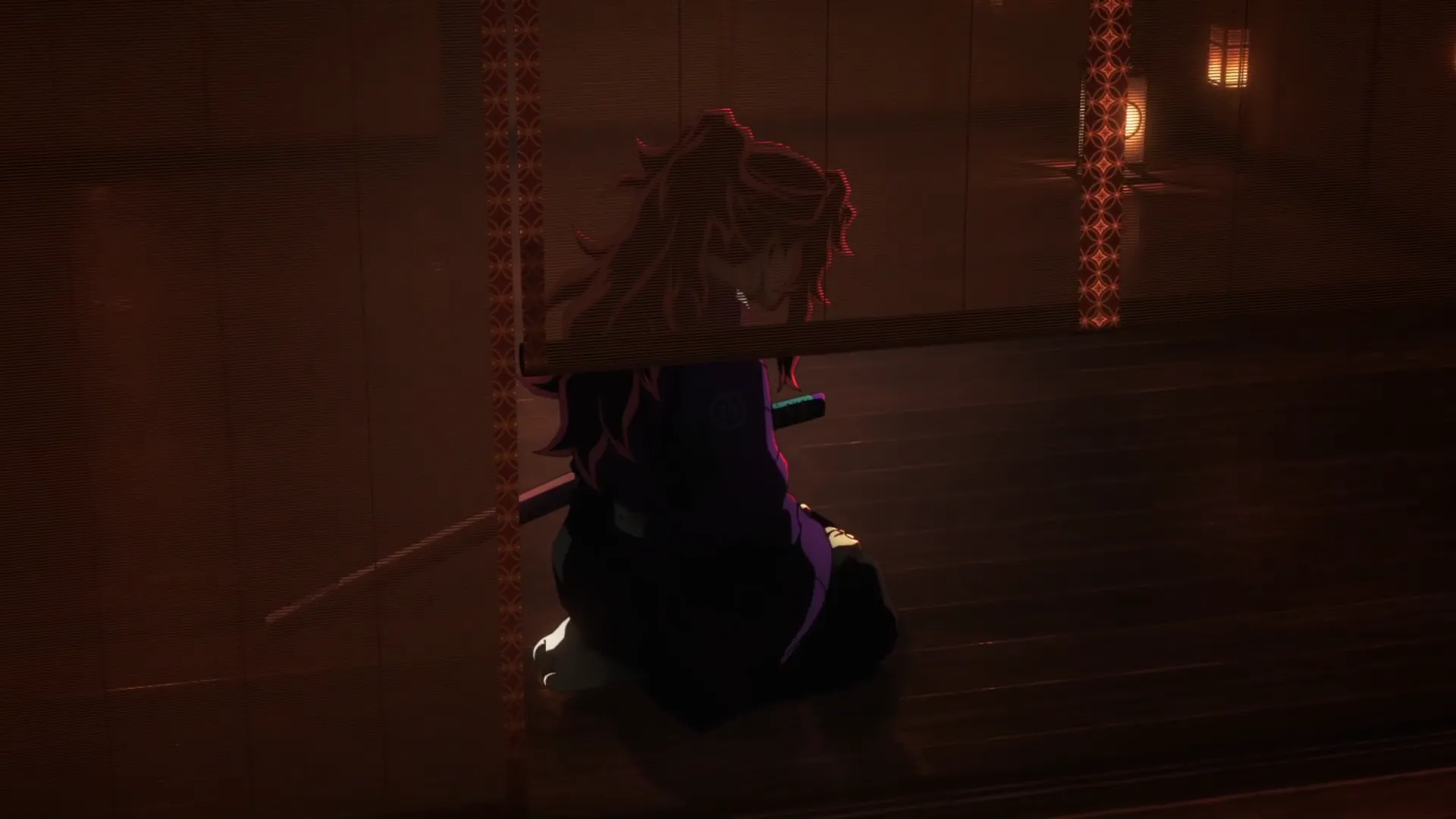 Кадр из аниме «Клинок, рассекающий демонов»