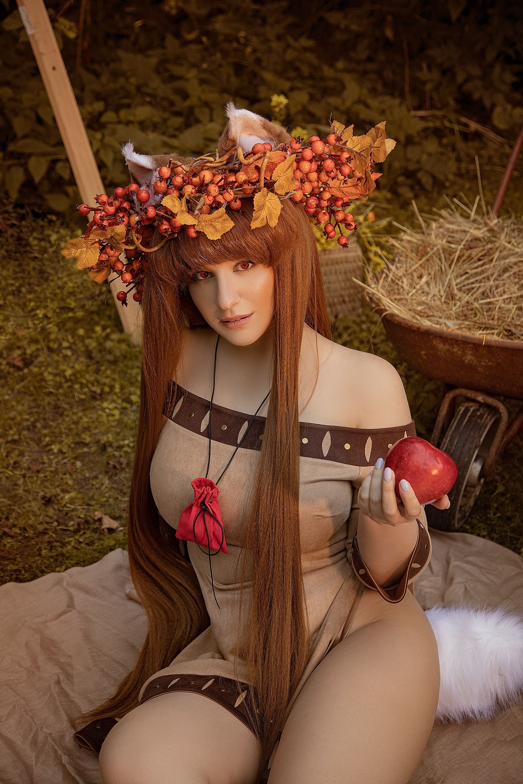 Косплей на Холо из аниме «Волчица и пряности». Косплеер: Agrifano Cosplay. Источник: vk.com/club229713169