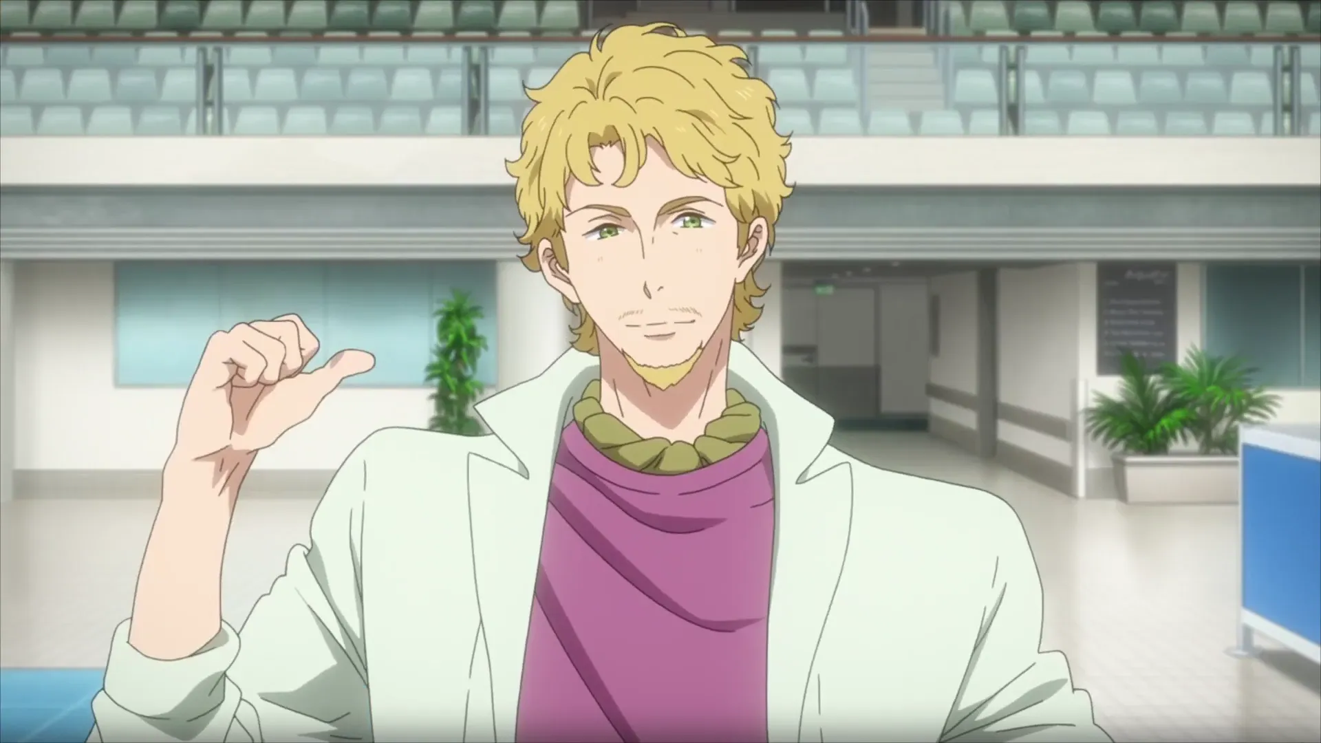 Кадр из аниме «Вольный стиль: Заплыв в будущее»