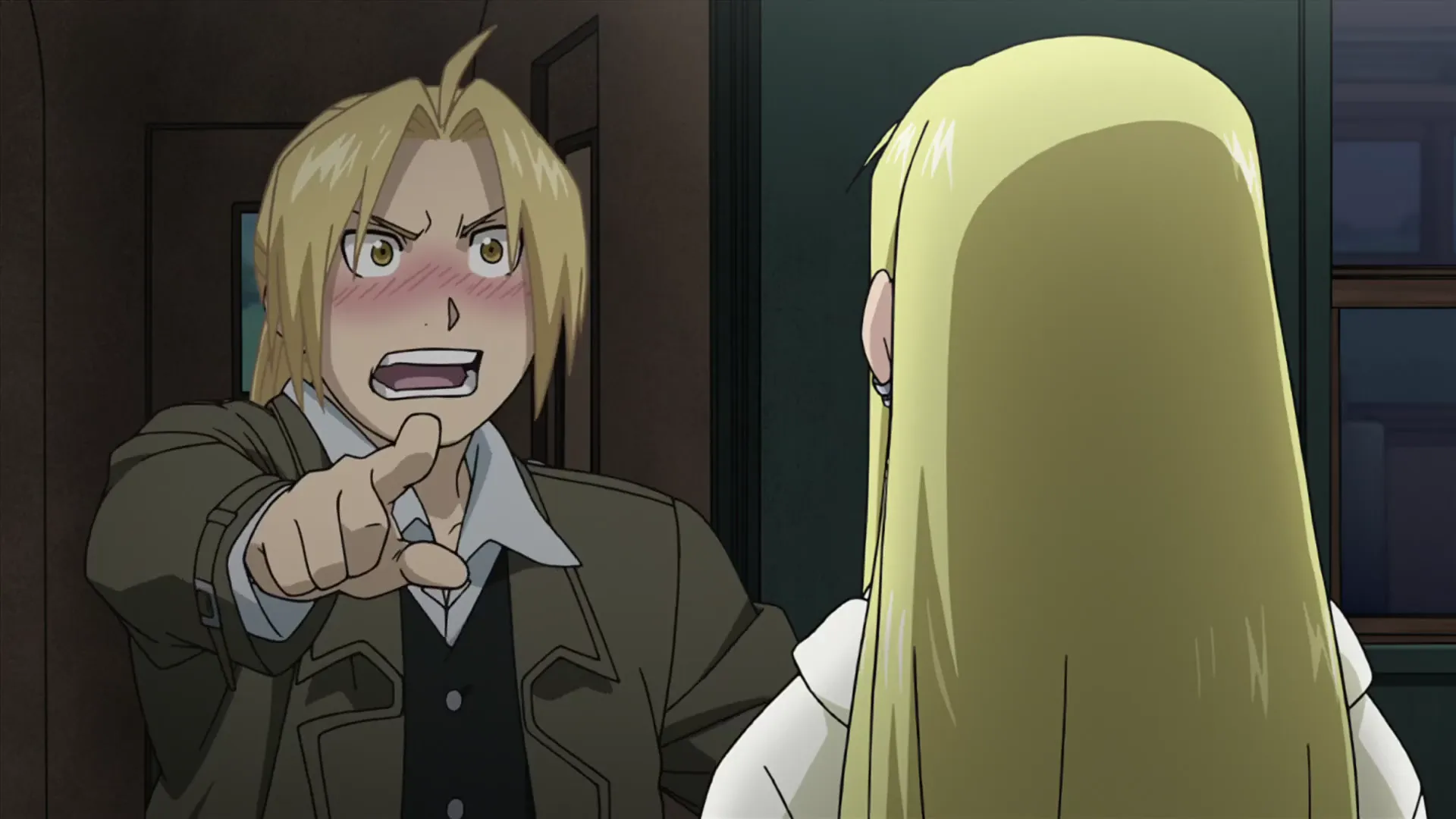 Кадр из аниме «Стальной алхимик: Братство»