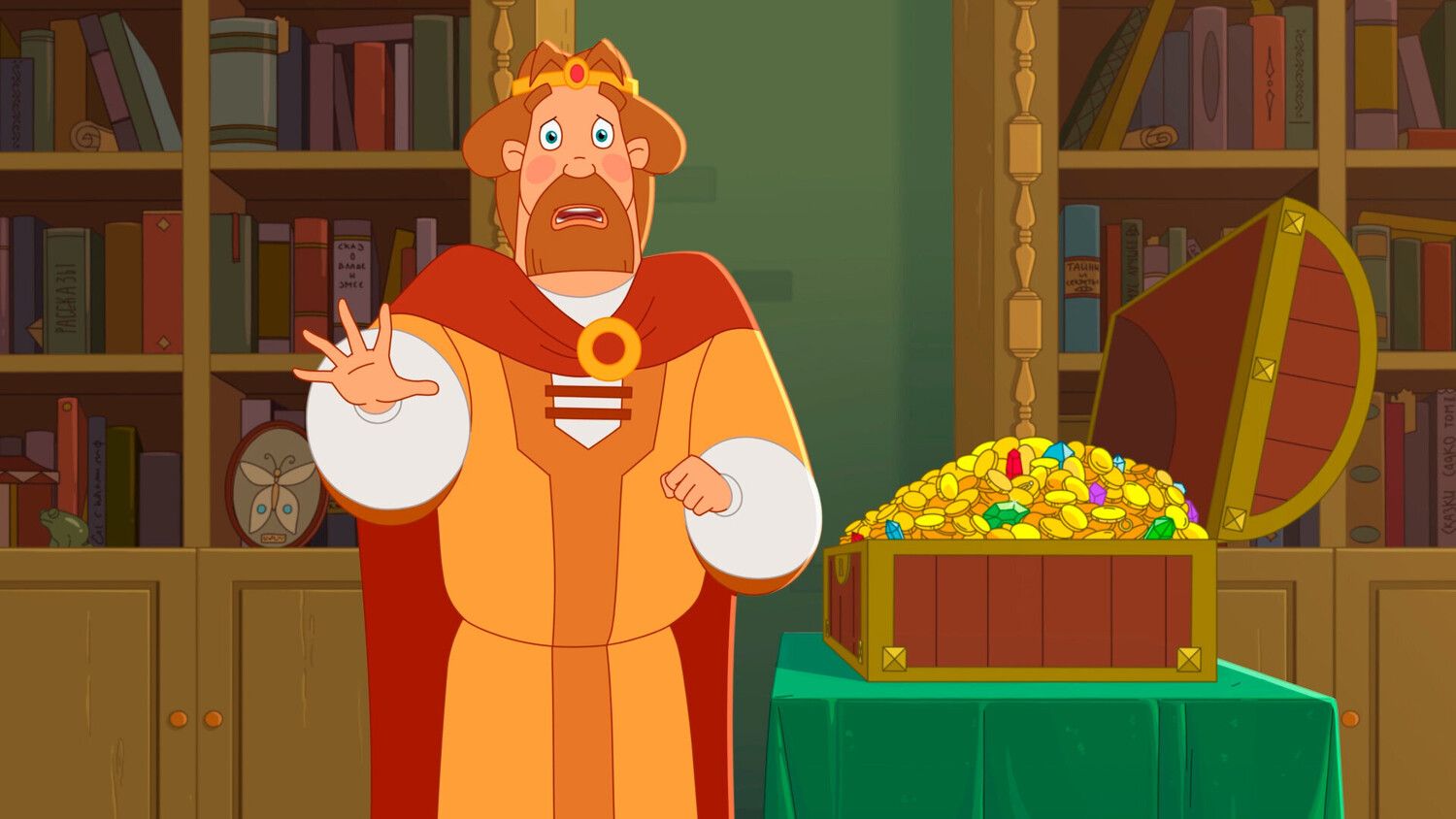 Кадр из мультсериала «Три богатыря. Ни дня без подвига 2»