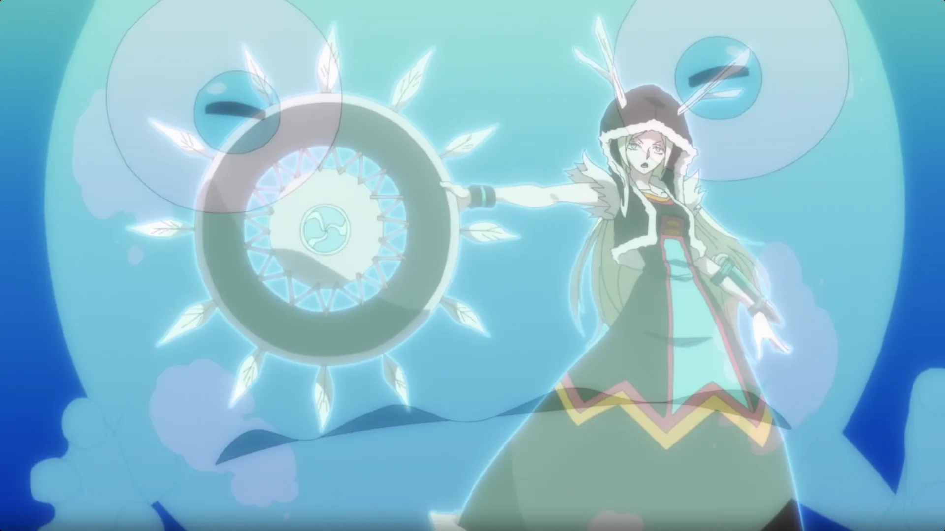 Кадр из аниме «Шаман Кинг» 2021 года