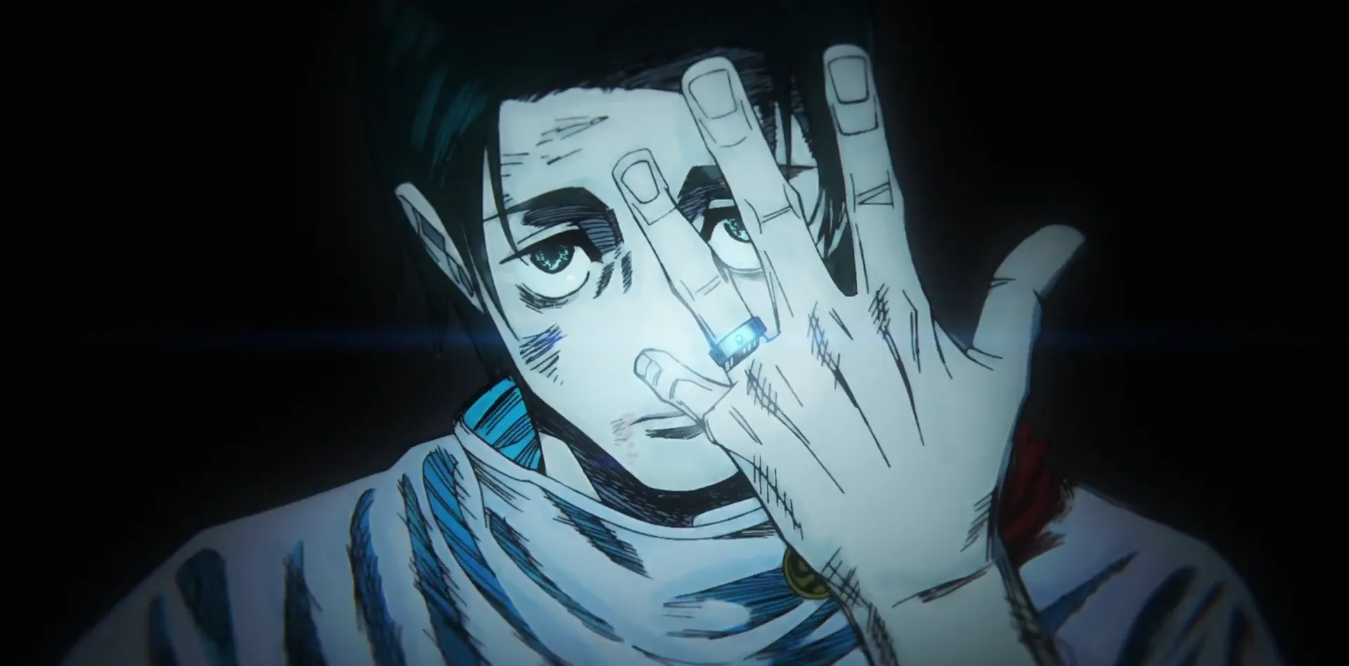 Кадр из аниме «Магическая битва: Смертельная миграция»