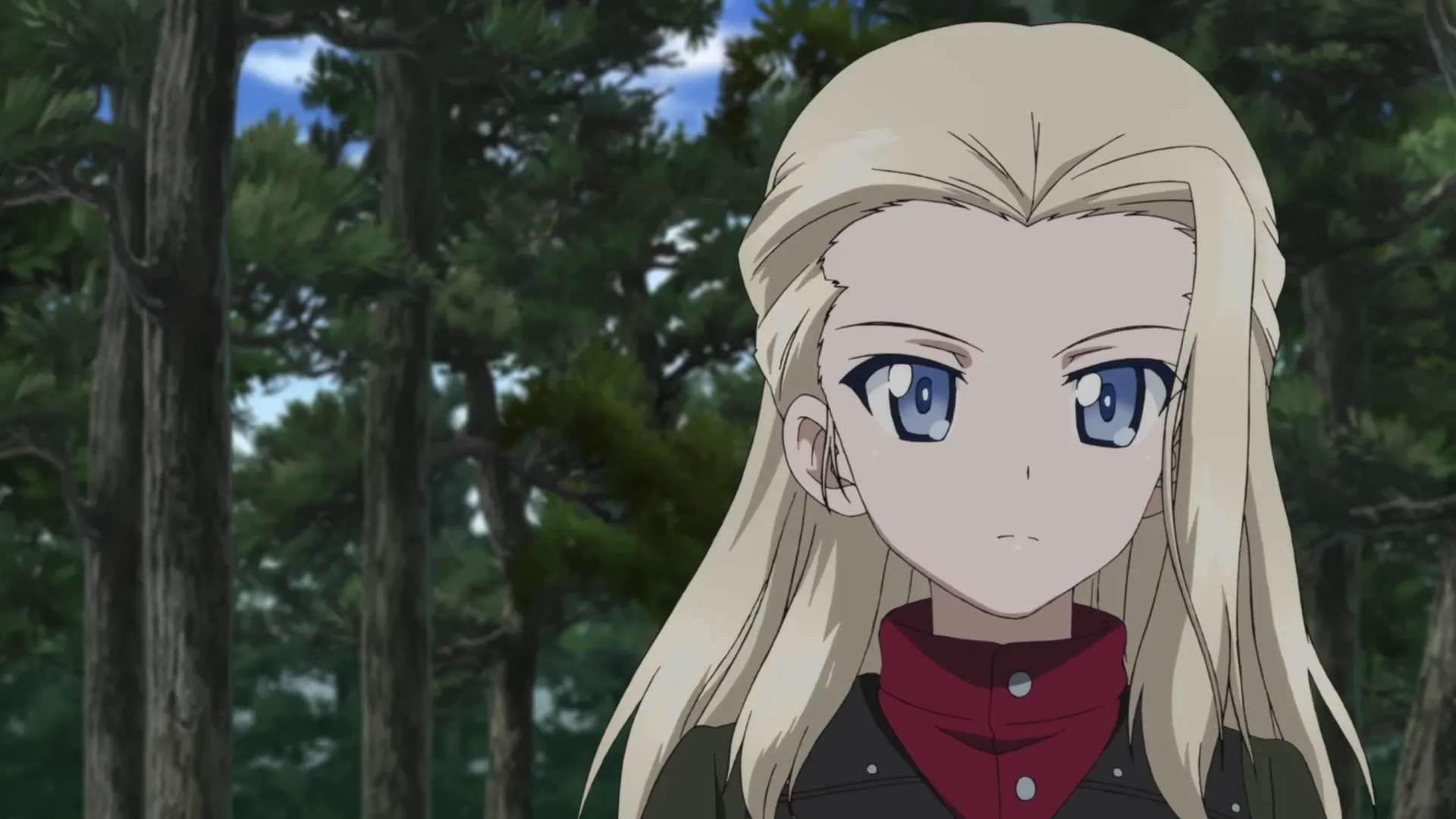 Кадр из аниме «Девушки и танки»