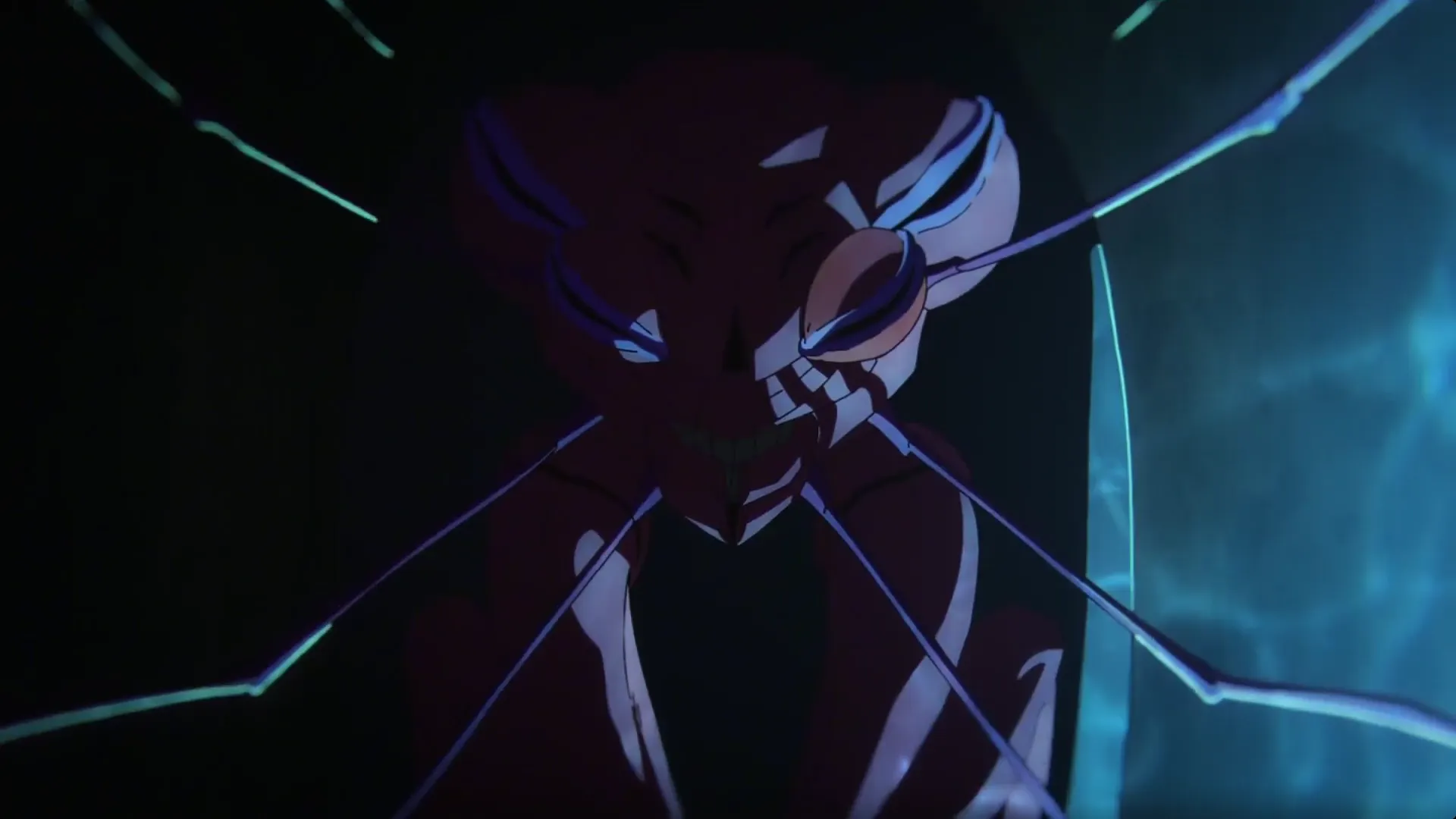 Кадр из аниме «Магическая битва: Смертельная миграция»