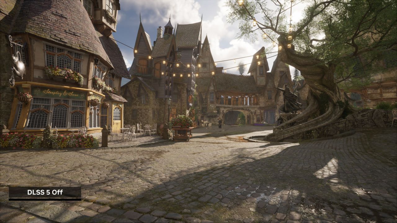 DLSS 5 в Hogwarts Legacy. Источник: NVIDIA