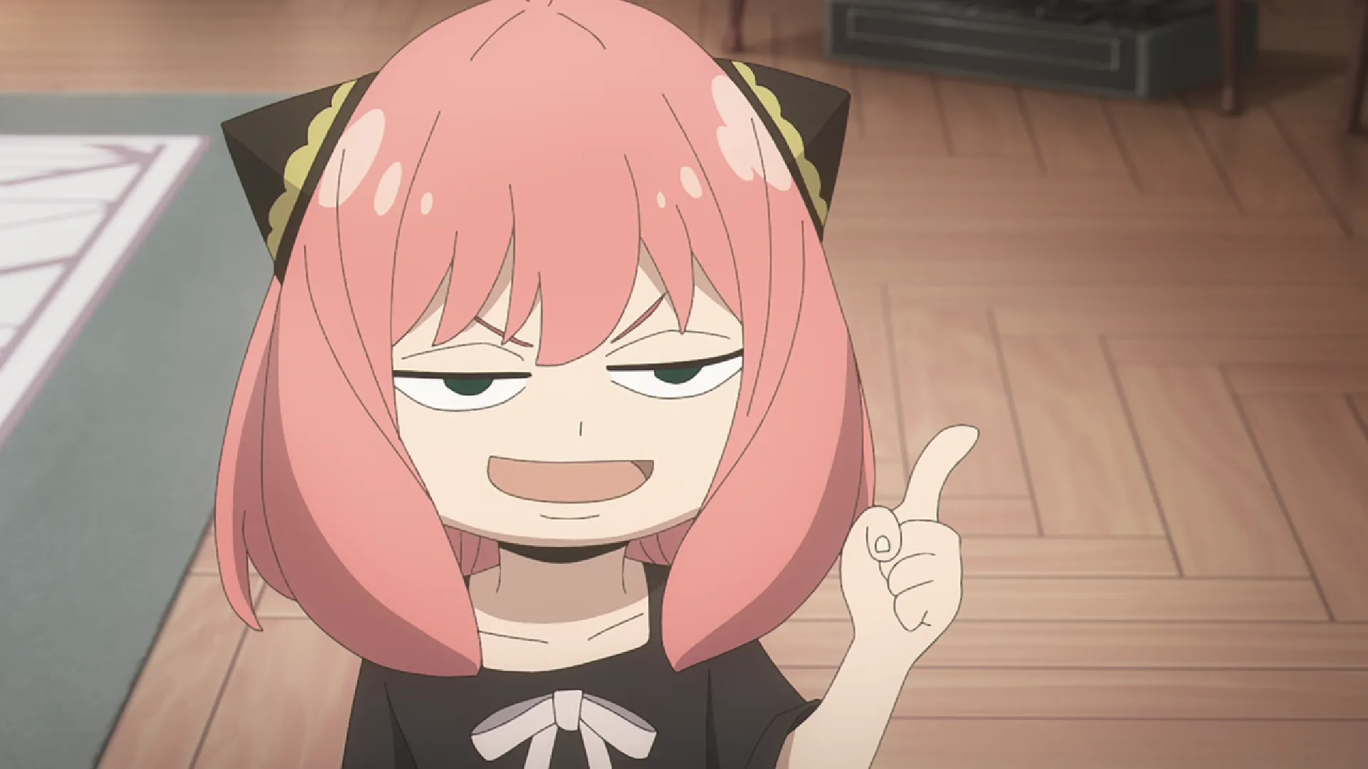 Кадр из аниме «Семья шпиона»