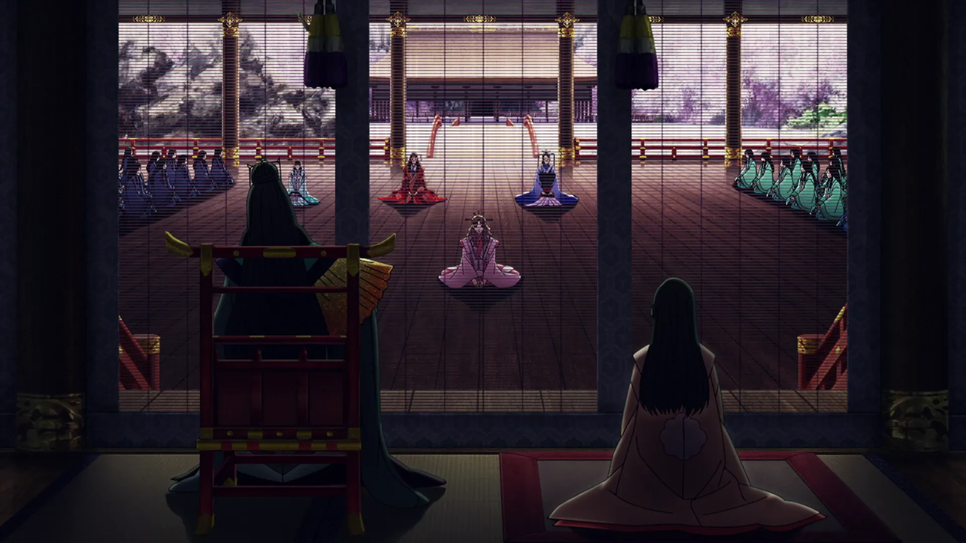 Кадр из аниме «Ворон не выбирает господина»