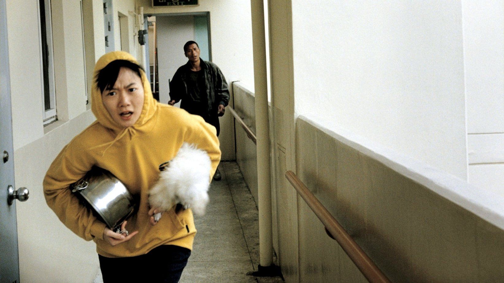 Кадр из фильма «Лающие собаки никогда не кусают»