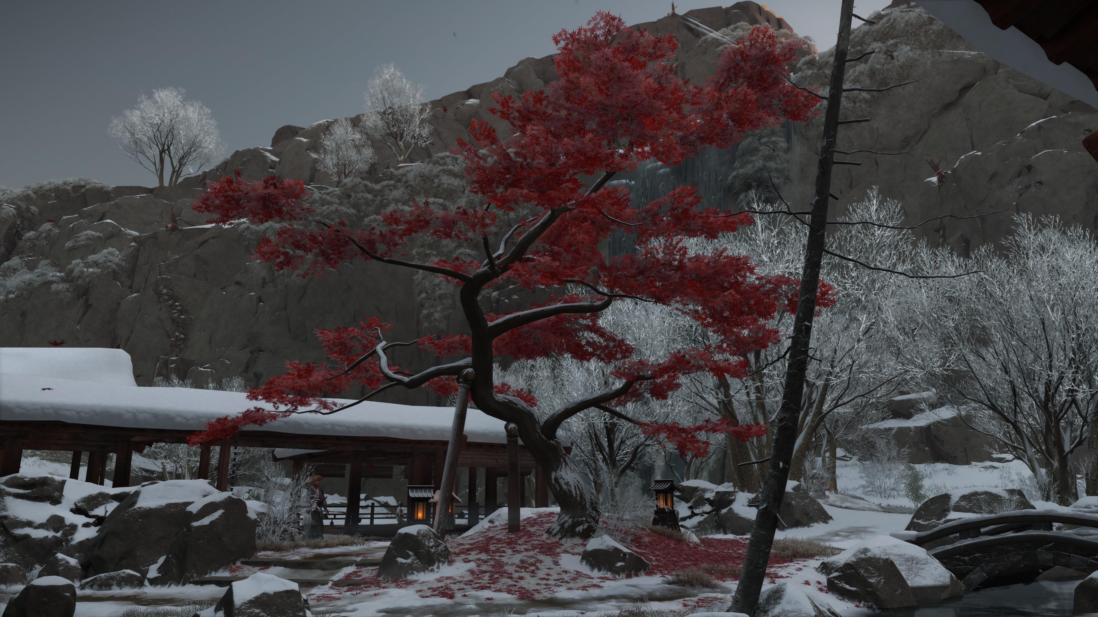 Скриншот из Ghost of Yōtei.