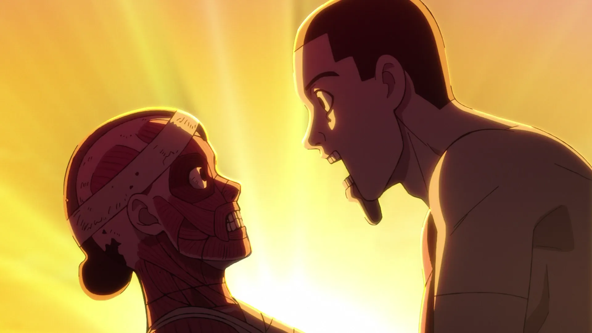 Кадр из аниме «Дандадан»