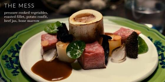 Одно из блюд на вечере в фильме «Меню»