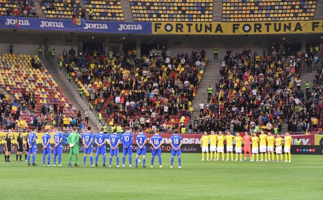 Заполняемость трибун на матче отборочного турнира к чемпионату мира 2020. Фото: gsp.ro