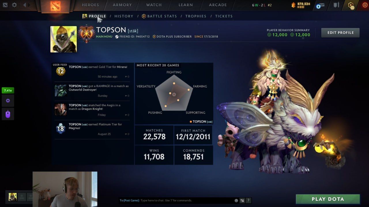 Источник: стрим Topson