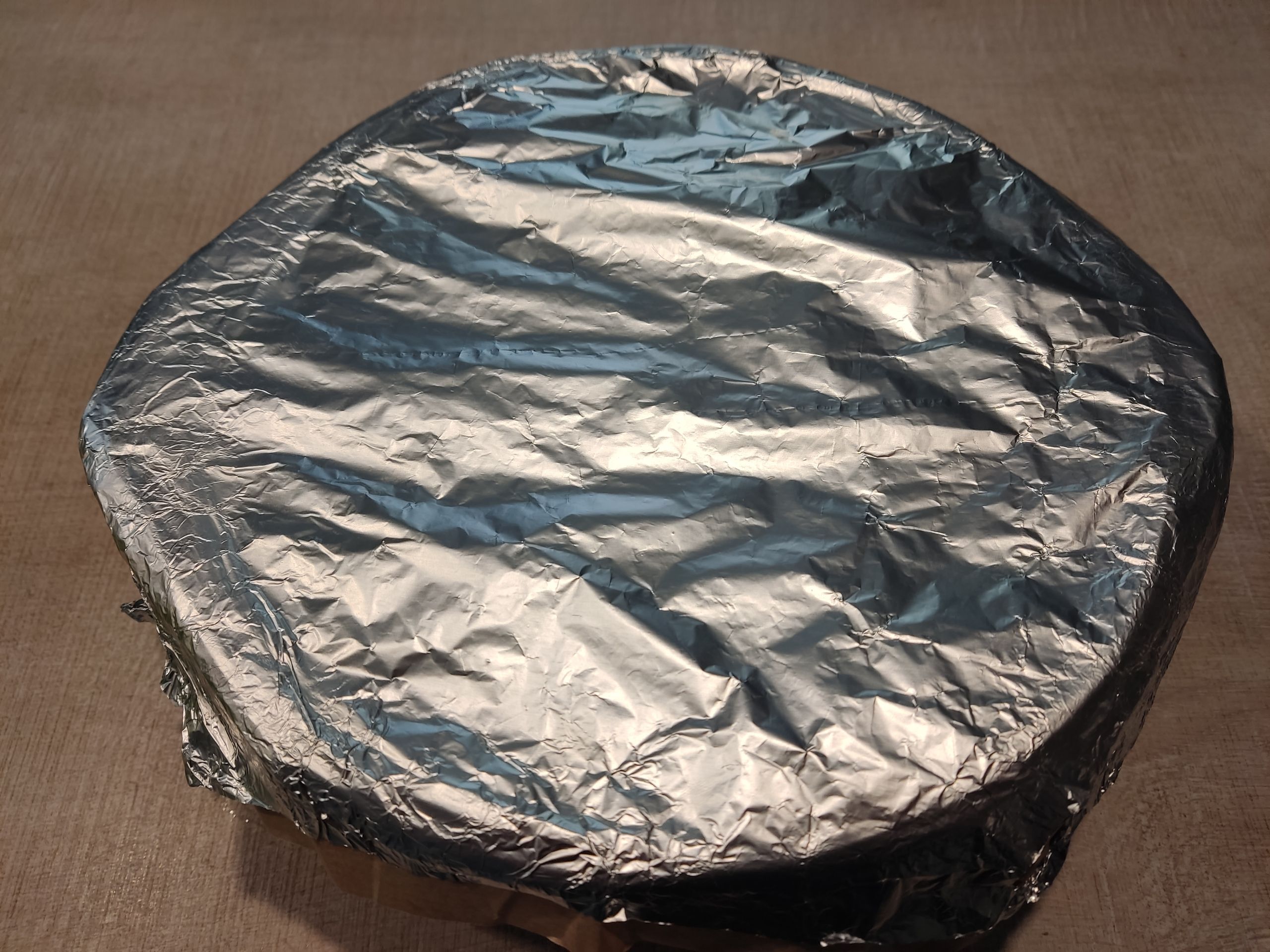 Я даже сделал «крышку», как советовали в рецепте.