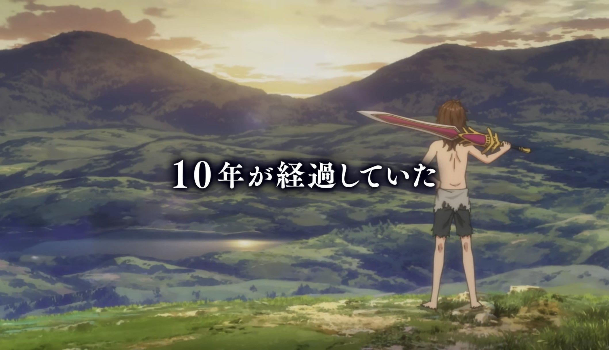 Кадр из трейлера аниме «Прошло десять лет с момента, как я сказал “Оставьте это на меня” и стал легендой»