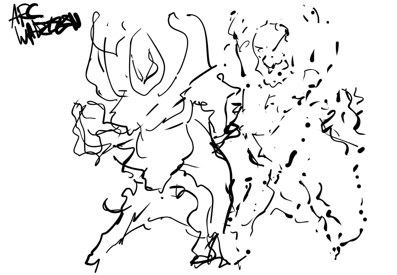 Рисунки героев Dota 2 за минуту. Автор: LiquidEV. Источник: imgur.com