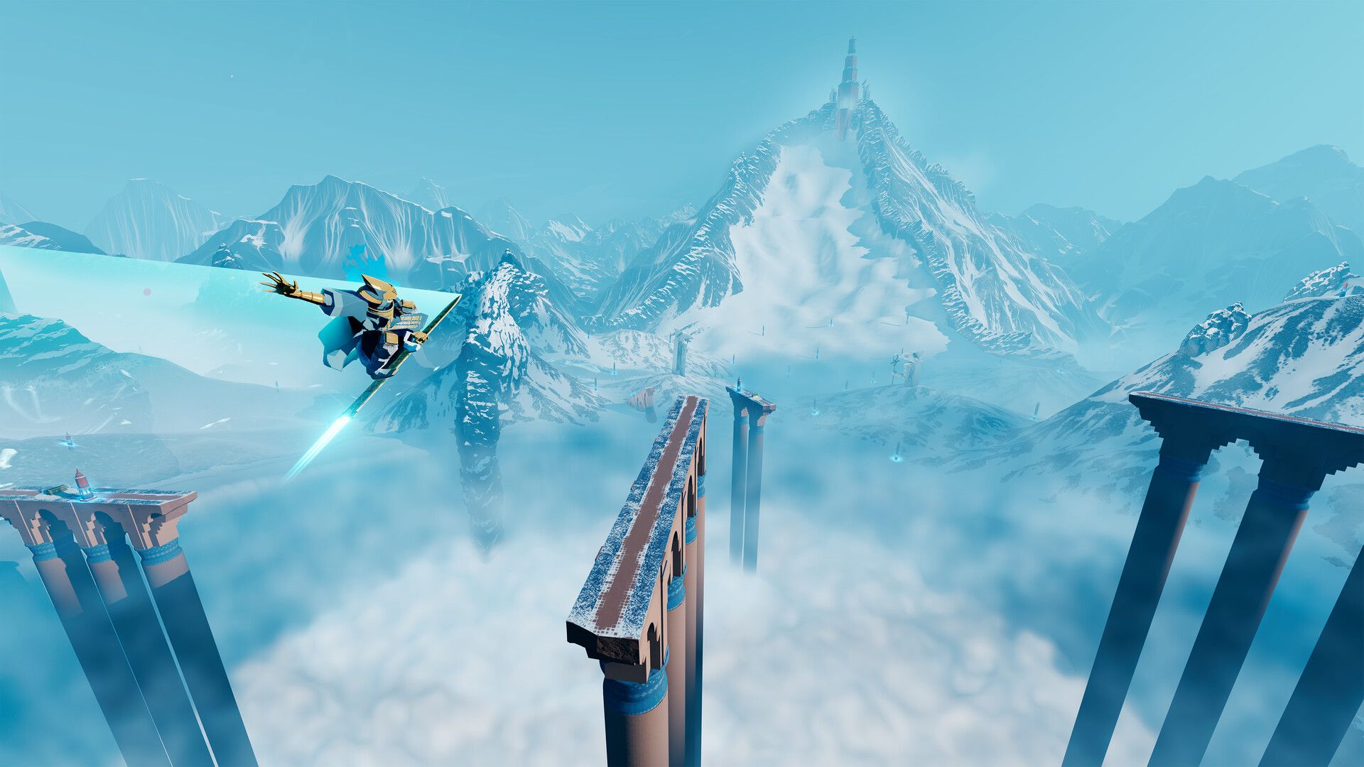 Скриншот из Sword of the Sea. Источник: Giant Squid