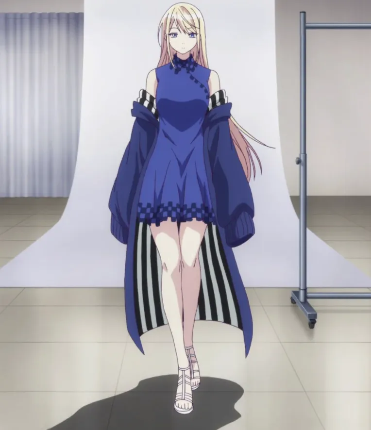 Кадр из аниме «Улыбайся на подиуме»