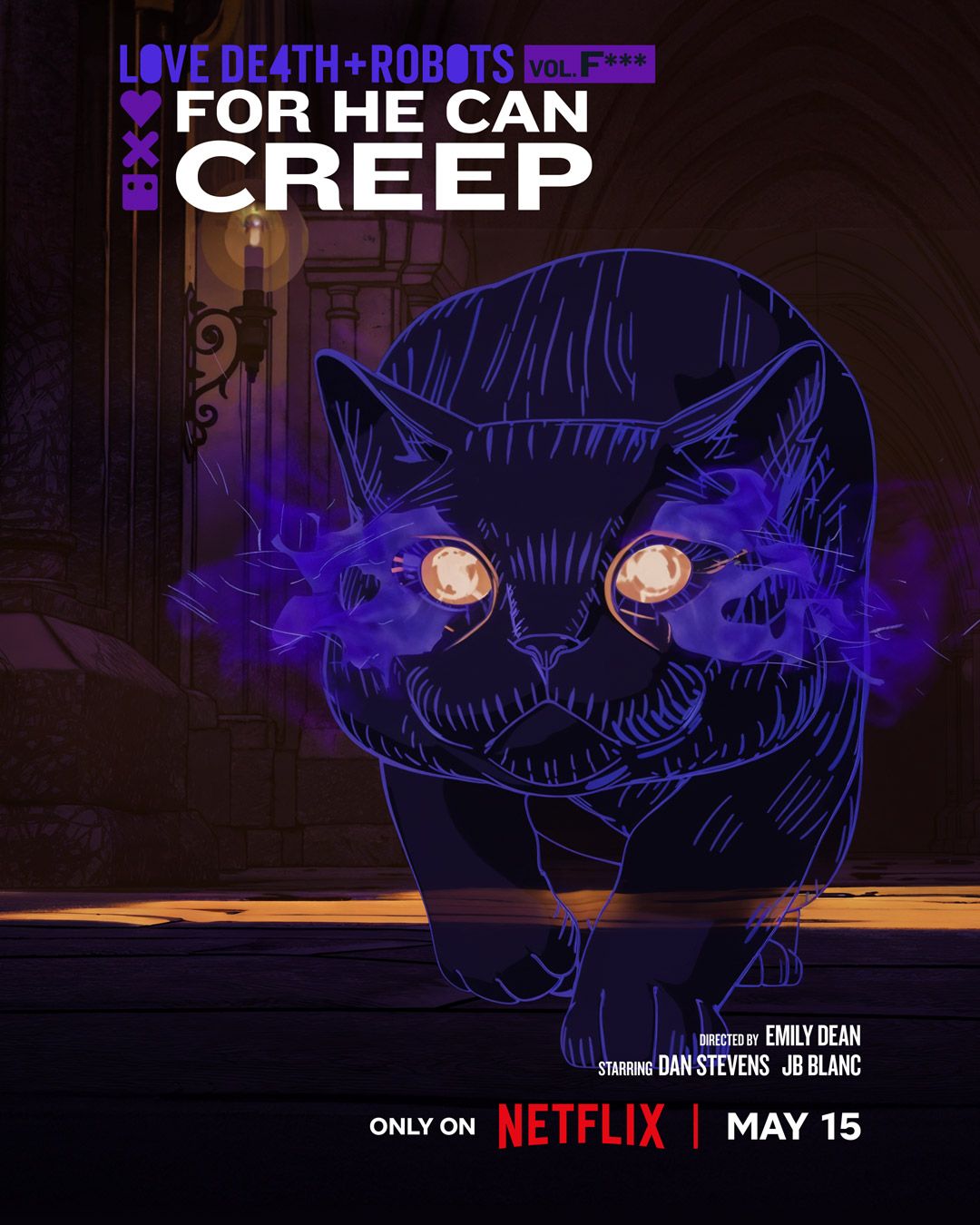 Постер четвёртого сезона мультсериала «Любовь, смерть и роботы» | Источник: x.com/lovedeathrobots