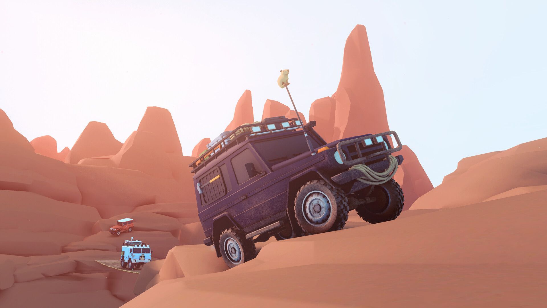 Скриншот из over the hill. Источник: Steam