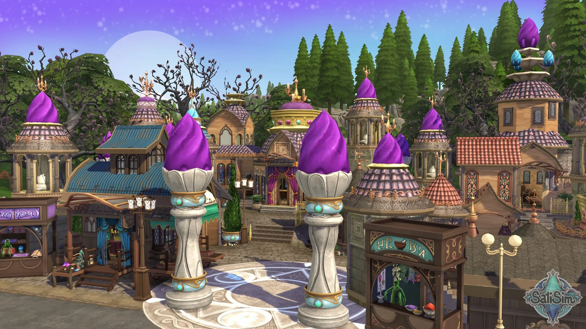 Источник: @SatiSimBuilds. Мини-Даларан