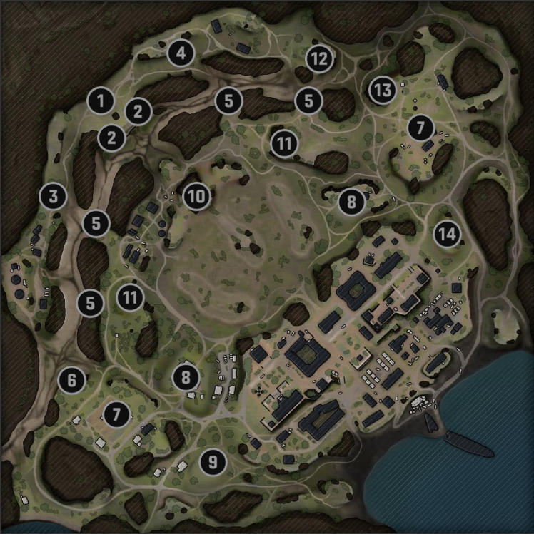 Мини-карта «Камчатка» с измененными зонами | Источник: официальный сайт «Мира танков»