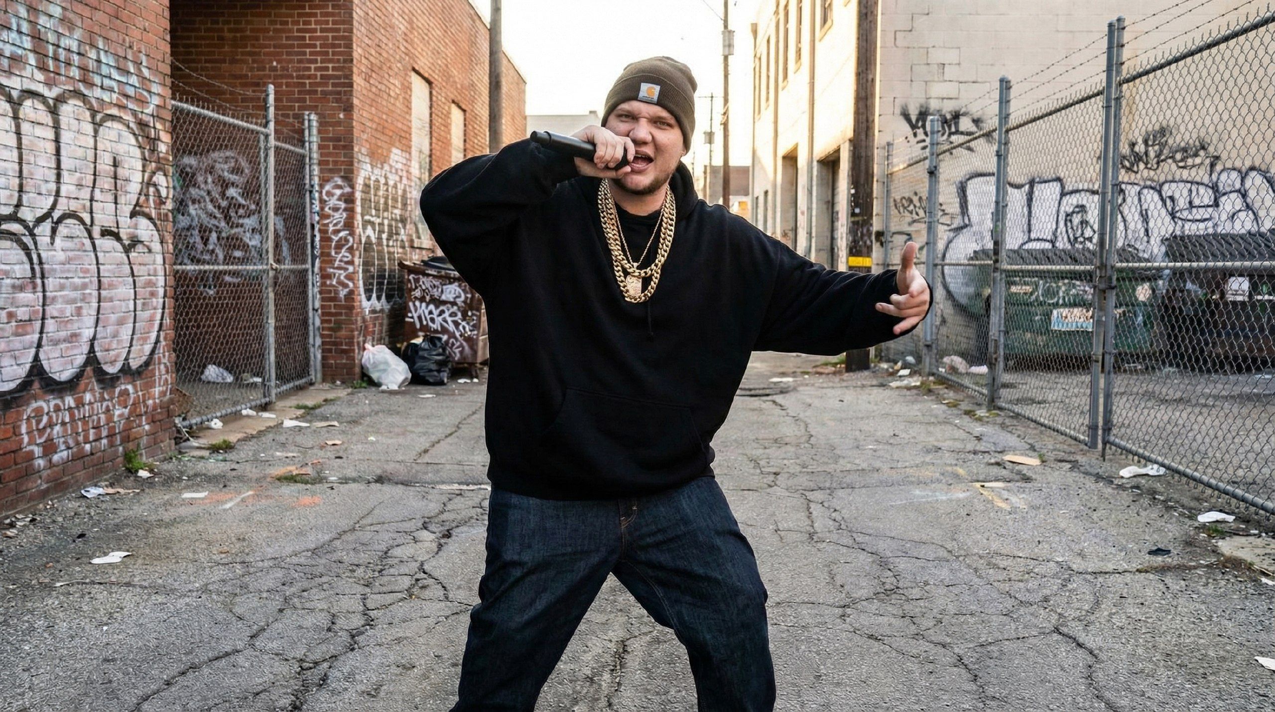 Рэп-исполнитель s1mple | Фото было сгенерировано нейросетью 