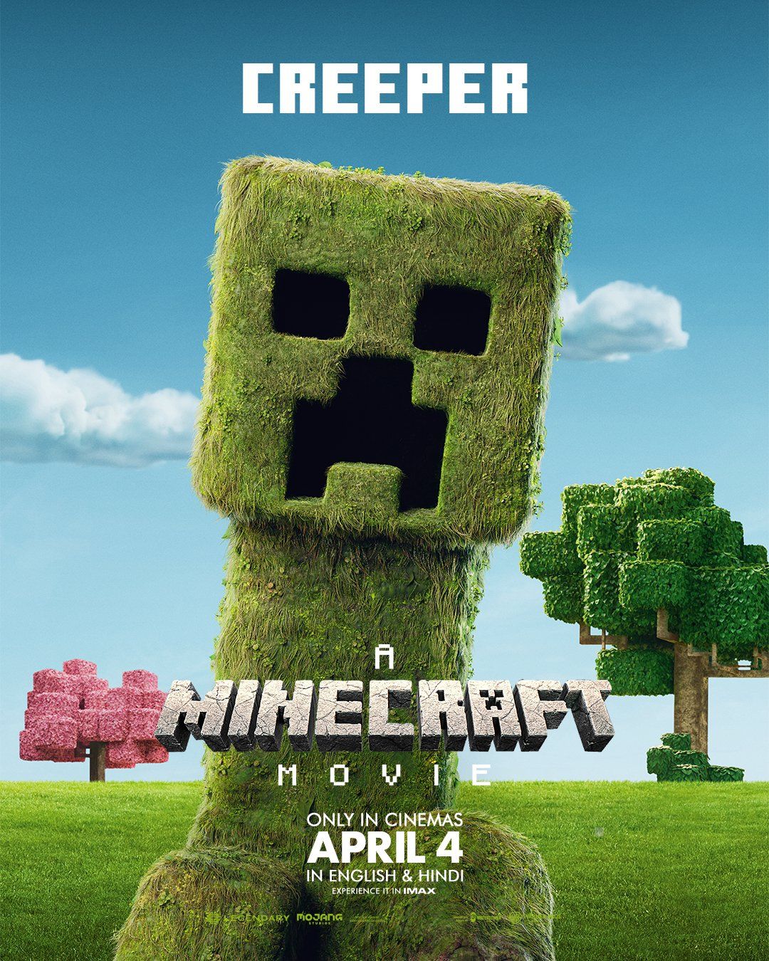 Постер фильма «Minecraft в кино» | Источник: x.com/warnerbros