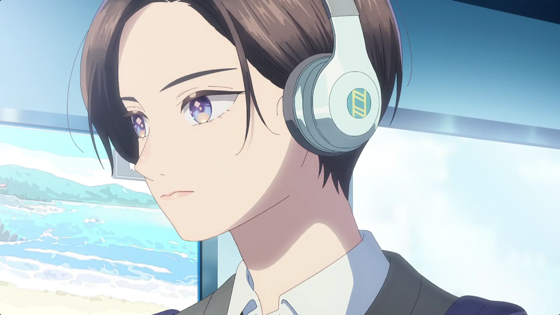 Кадр из аниме «Прекрасная вечерняя луна»