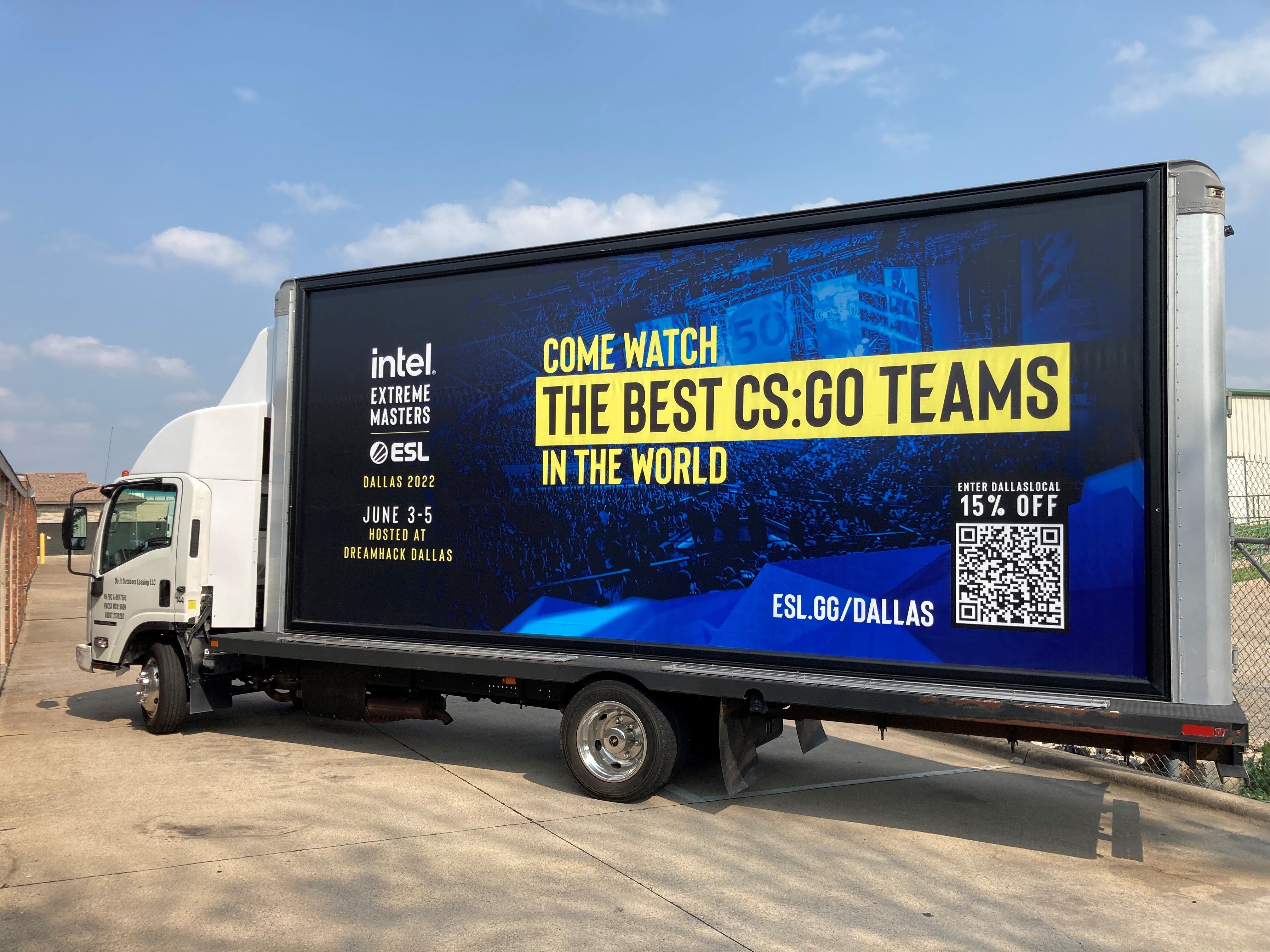 Реклама IEM Dallas 2022 от ESL | Источник: твиттер DreamHack