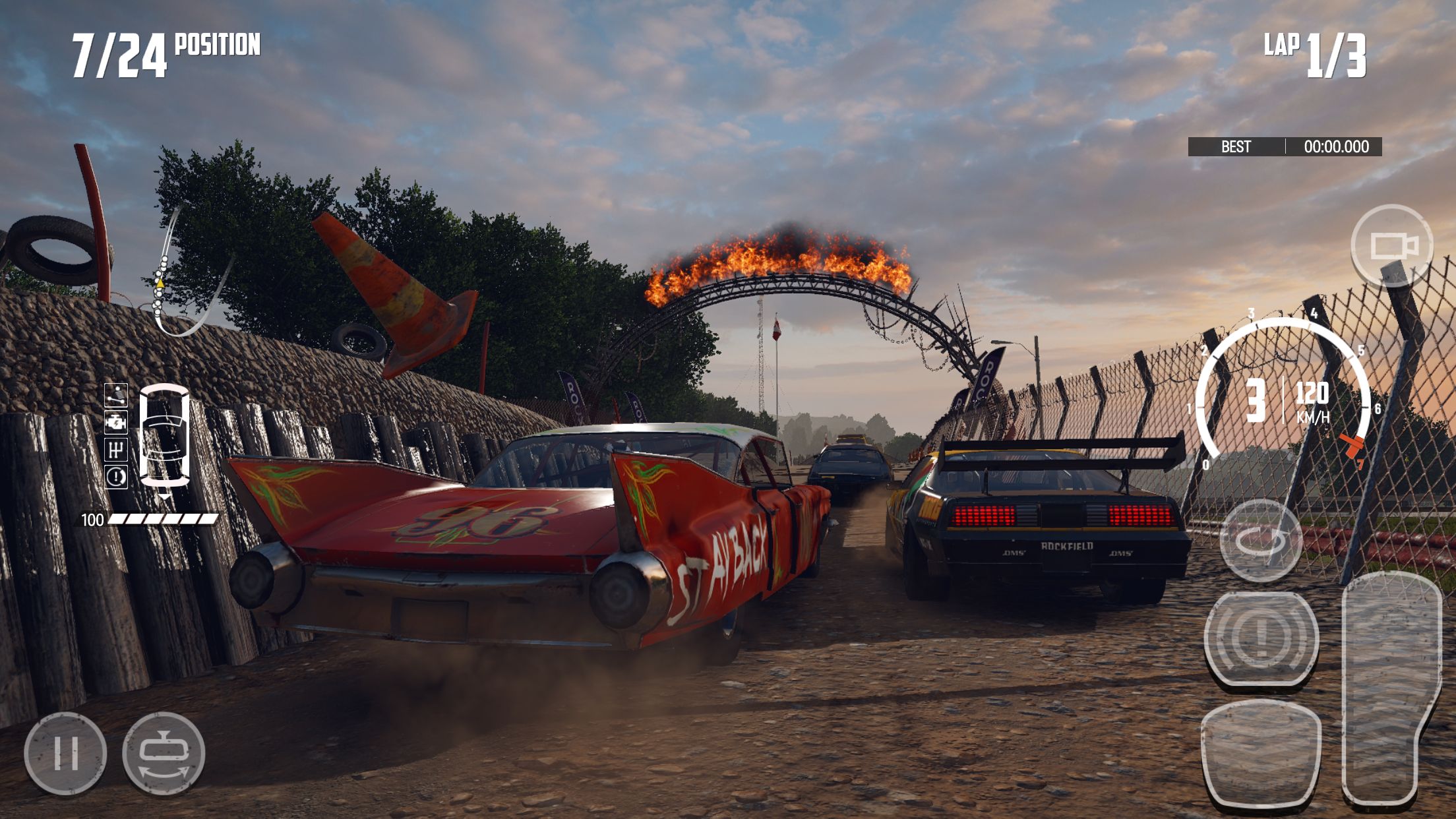 Скриншот из Wreckfest Mobile. Источник: Play Market