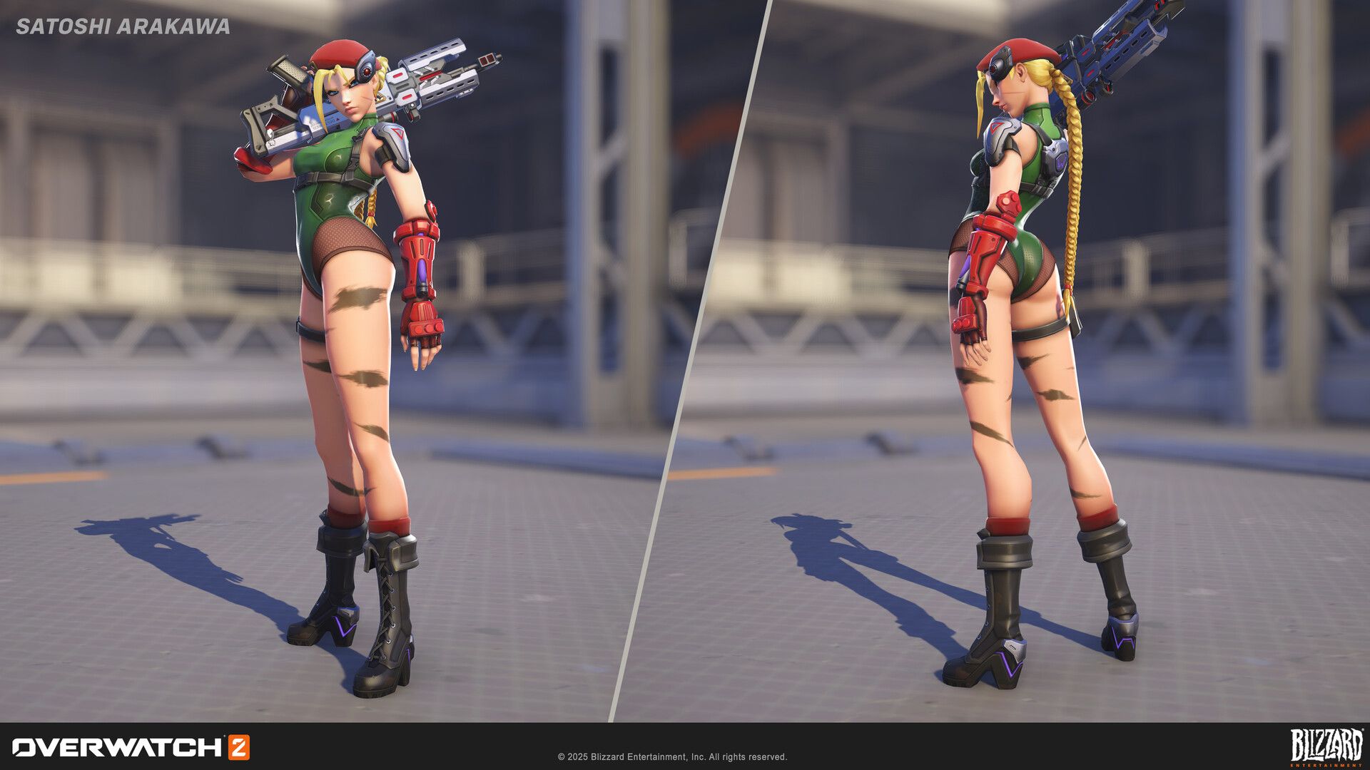 Скин Кэмми для Роковой Вдовы. Источник: Artstation