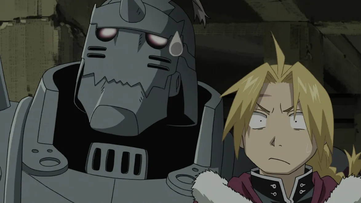 Кадр из аниме «Стальной алхимик: Братство»