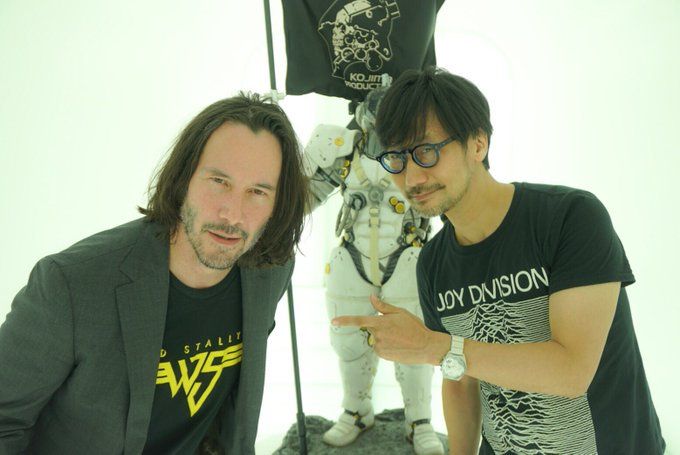 Киану Ривз и Хидео Кодзима | Источник: twitter.com/HIDEO_KOJIMA_EN